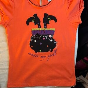 Hartstrings Orange Halloween Tee